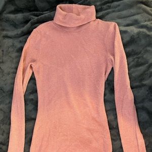 turtle neck long sleeve dress